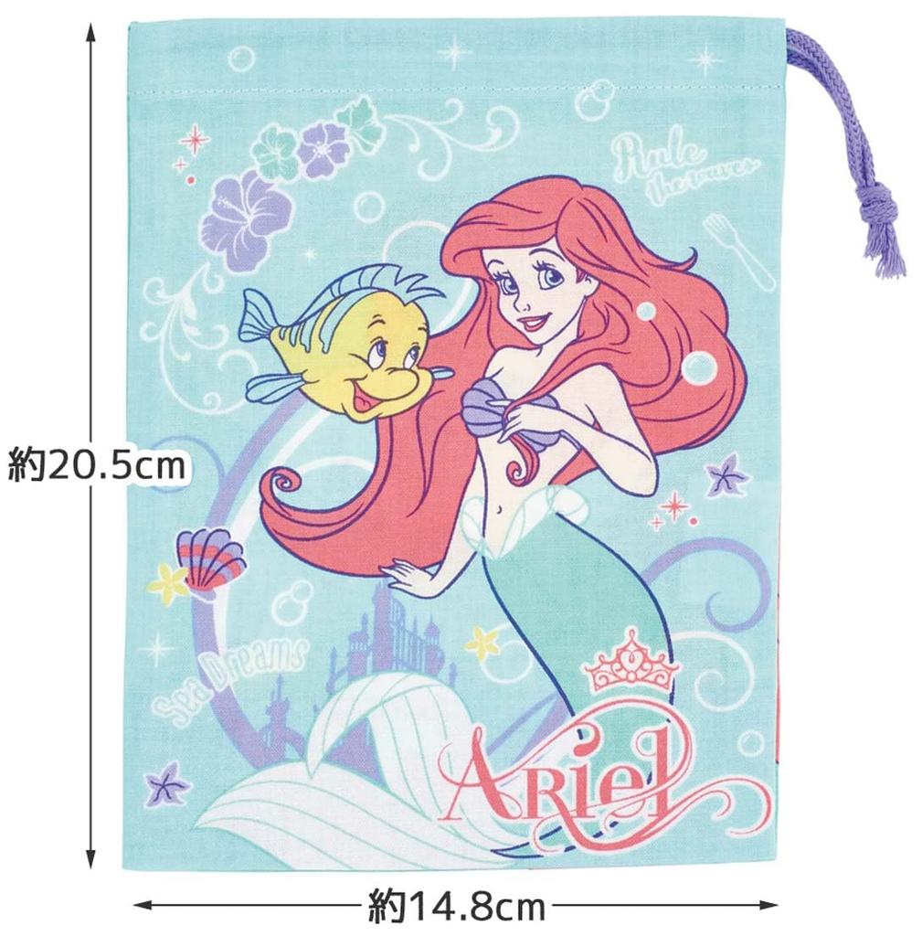 Skater Сумка для ланч-бокса Сделано в Японии Детская Disney Ariel 24 KB63 Детская