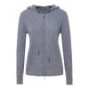G·TENNA MH9037 Women's Hooded Full-Zip Cashmere Cardigan