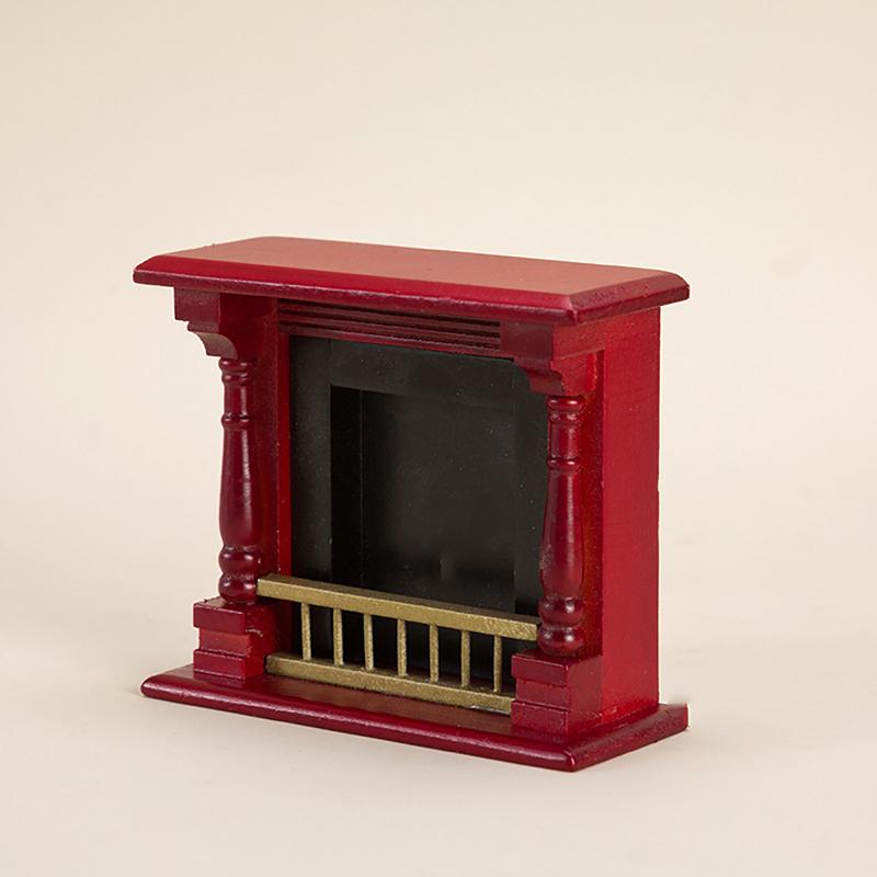 1/12 Dollhouse Mini Fireplace Model Dollhouse Living Room Furniture Decoration