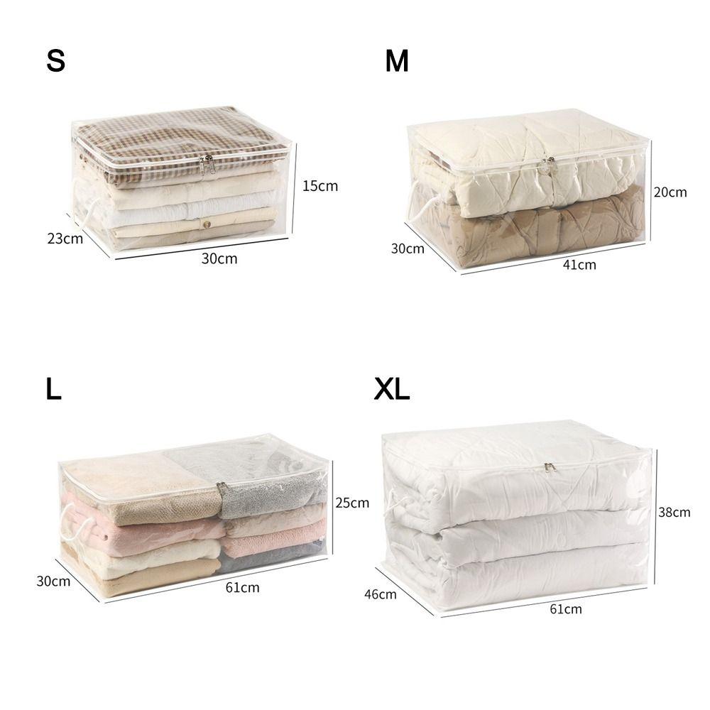 Transparent Clothes Storage Bag Large Capacity Clothes Storage Organiser  Travel