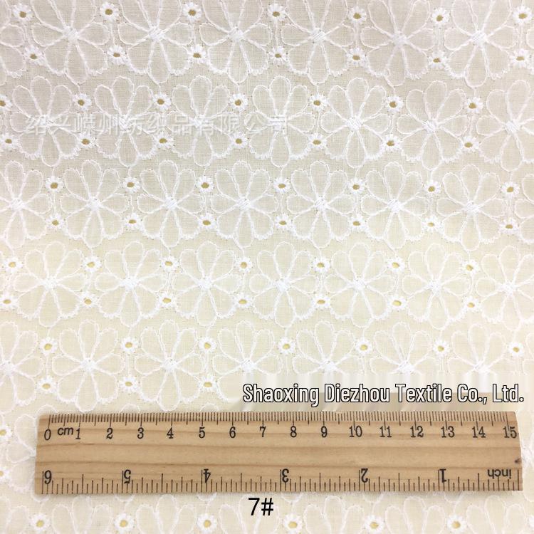 Eyelet Embroidery Fabric 100 Cotton 45 Patterns For Diy Childrens Clothing Hats