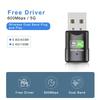 600Mbps USB WiFi Adapter Dual Band 2.4G 5Ghz 802.11AC Wireless Network Card Free Driver USB WI FI Dongle Antenna Wifi Receiver For PC  Computer