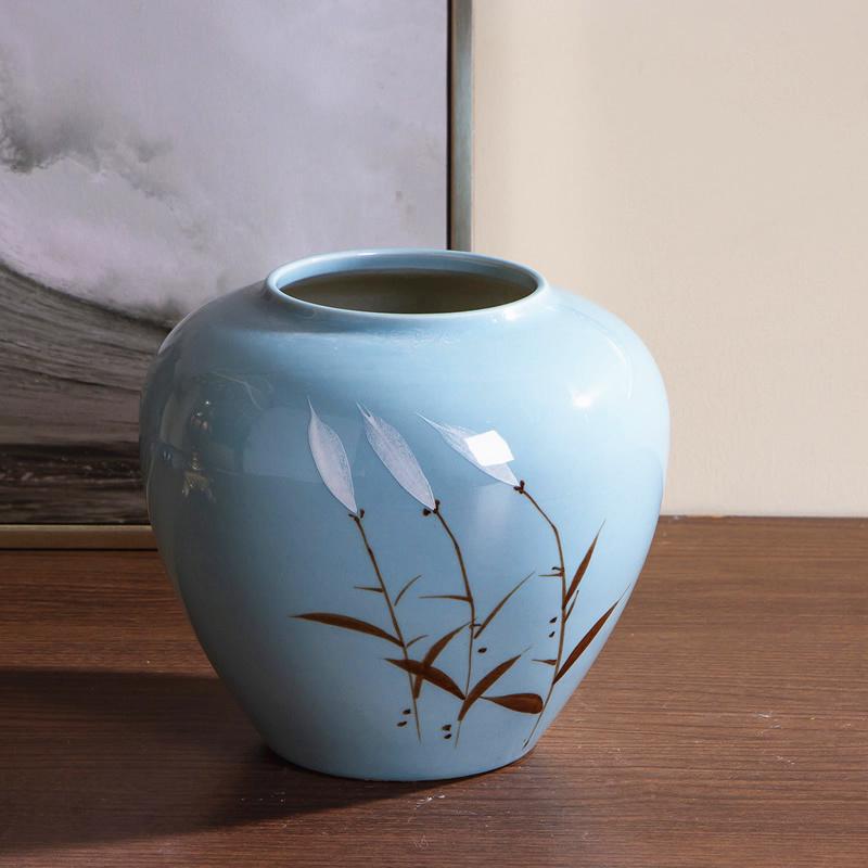 Современная китайская керамическая ваза для сухих цветов – Креативное украшение для дома