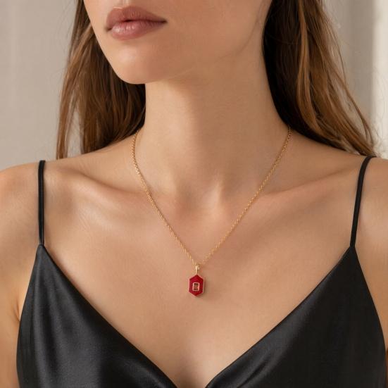 Ideal for Daily Wear Dates Necklace Copper 2.2 Cm 1 Pc