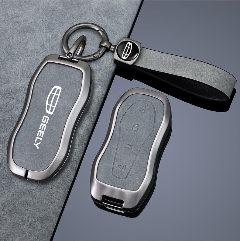 Чехол для ключа Geely Galaxy L7 2023: Индивидуальная металлическая пряжка и полный корпус