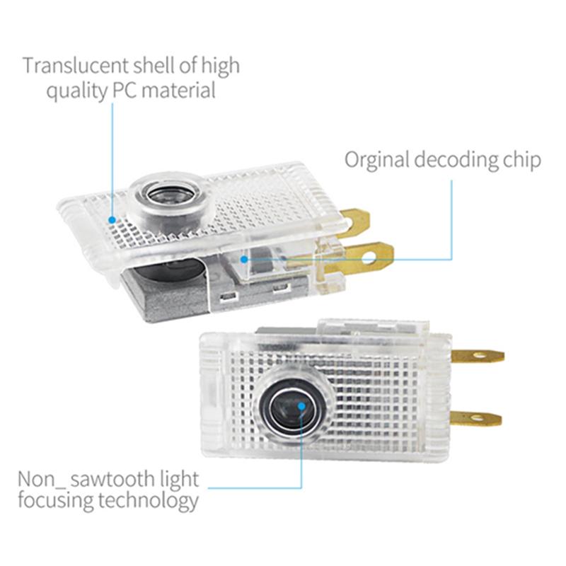 2 шт. Сигнальная лампа Светодиодный проектор на дверь автомобиля Световые тени-призраки Аксессуары для Opel Astra j g Insignia Corsa d Vectra c Zafira Авто