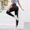 Женские модные однотонные штаны для йоги с высокой талией, узкие спортивные штаны для фитнеса