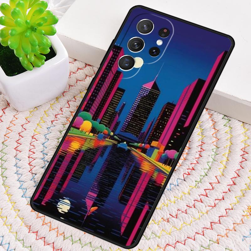 Чехол для телефона City Pop Art At Night для Samsung Galaxy note 10 pro S26 Ultra S23 S24 FE S25 S21 S22 PLUS ударопрочный