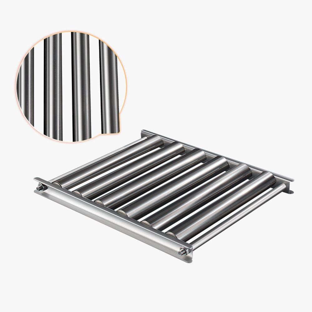 Detachable Wooden Handle Hot Dog Roller Stainless Steel\ Hot Dog Griller Barbecue Grilling