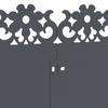 Lawn Edging 10 pcs Anthracite 103 x 0.05 x 22 cm Steel