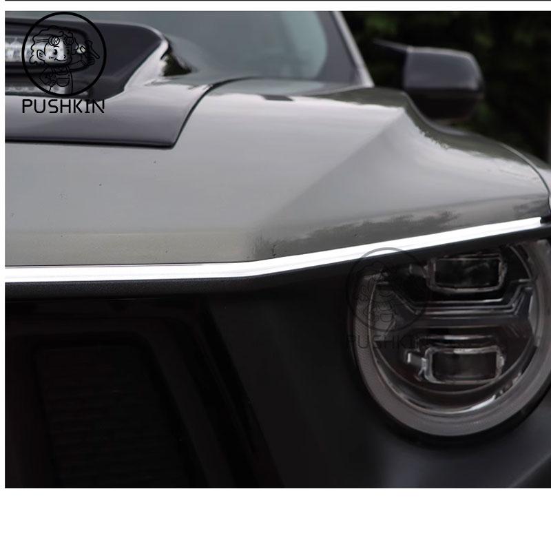 BHB1 Для HAVAL H7 2025 2026 Автомобильная фара Сканирующая стартовая световая полоса Светодиодный дневной ходовой свет Гибкие декоративные огни капота