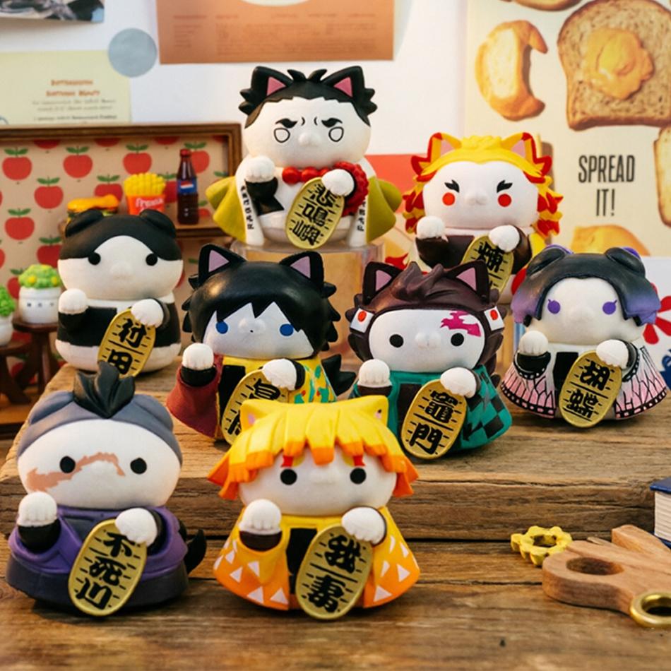 НОВАЯ аниме-фигурка Истребитель демонов-Kimetsu No Yaiba MEGA CAT PROJECT Танджиро Незуко Иноске Зеницу Фигурка Модель Кукла Подарок