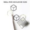 Homlly Geometric Wrought Iron Wall Hooks Decoration