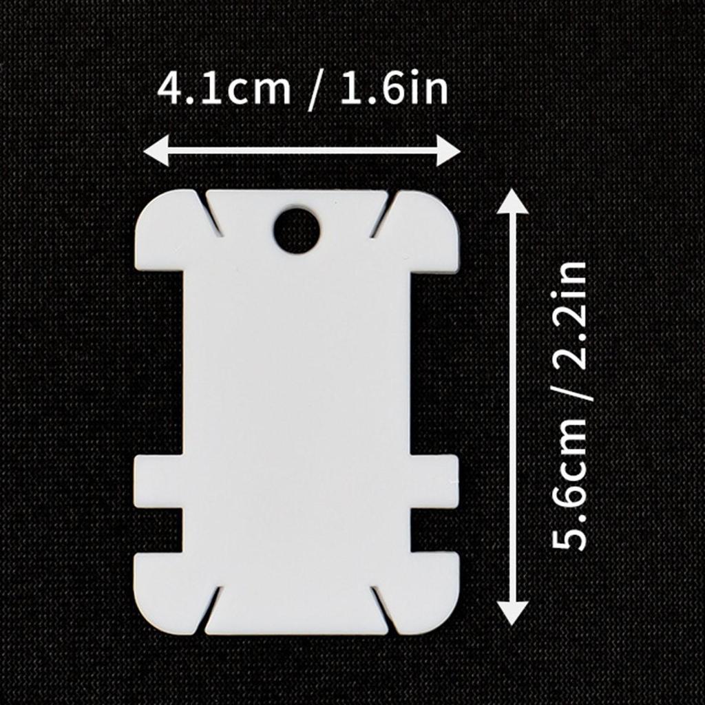 100Pcs Thread Bobbins Embroidery Organizer Art Craft Storage Tool Floss