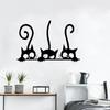New Three Funny Cats Living Room Bedroom Children's Room Wall Sticker Decorative Painting