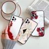 Red Rose Marble New High-End Shell Phone Case for Redmi Note 10 11 12 Pro Max 10S 10C 10T 11A 11S 12S 12C