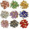 50pcs/Bag Glitter Mixed Shape Sew On Glass Rhinestone Gold Claw Crystal Buckle Diy Wedding Decoration Accessories