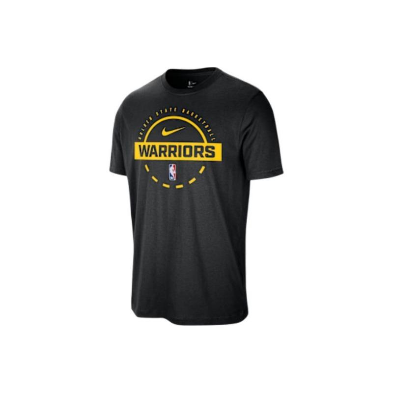 Nike Пуловер с принтом логотипа Golden State Warriors, футболка с коротким рукавом для мужчин HQ9711-010