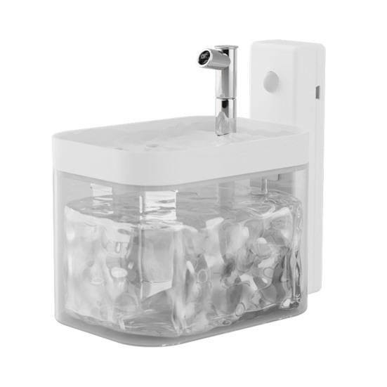 Беспроводной фонтан для кошек 1,5 л автоматический дозатор воды для домашних животных с зарядкой через USB