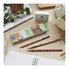Карандаш для письма Tombow Pencil 2B Mokumonogatari Зеленый узор 1 дюжина KB-KF02-2B