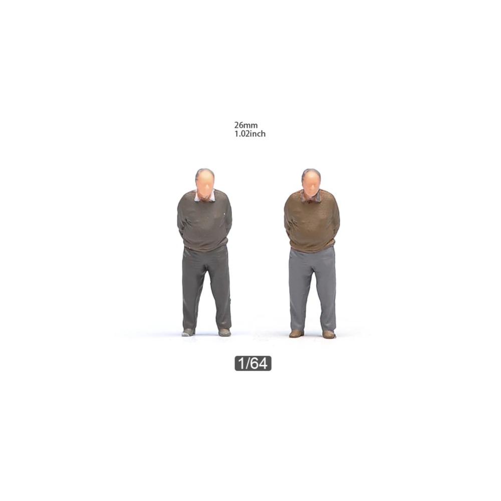 Раскрашенные миниатюры Масштаб 1/64 Красота Красивый Мальчик Полицейский Девушки Мужчина Женщина Сцена Фигурка Модель Для Автомобиля Транспортные Средства Украсить