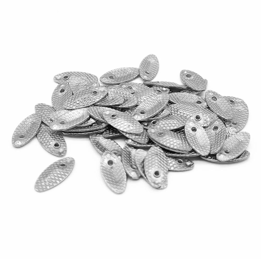 100 шт. вращающиеся блесны блесны блесны металлические рыболовные приманки семена дыни спиннинг приманка для жестких приманок черви