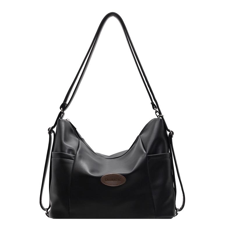 Сумка подмышку большой вместимости Женская сумка через плечо из мягкой кожи Студенческая сумка для поездок на работу