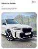 2023+ BMW X5 G05 LCI Sport MP Передний сплиттер губы бампера Модификация