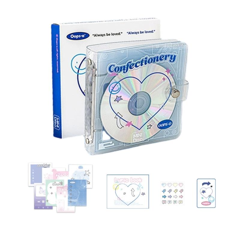 Диск Альбом Kpop Фотокарточки Коллекционная Книга Переплет Обложка для Блокнота Сумка для Хранения Рукава