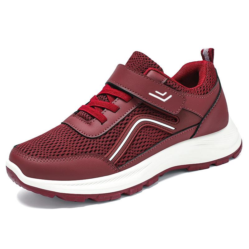 Shoes Women's Spring New Soft-soled Comfortable Men's and Women's Same Old Man's Sports Shoes Women's Shoes Middle-aged and Elderly Walking Shoes
