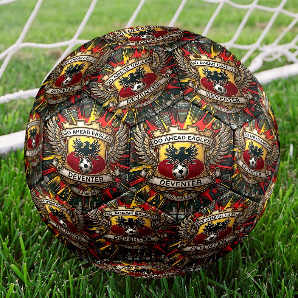 Мяч для футбола Go Ahead Eagles, размер 5, стандартный матч для спортивной игры и тренировок команды, идеальный подарок для футбольных фанатов