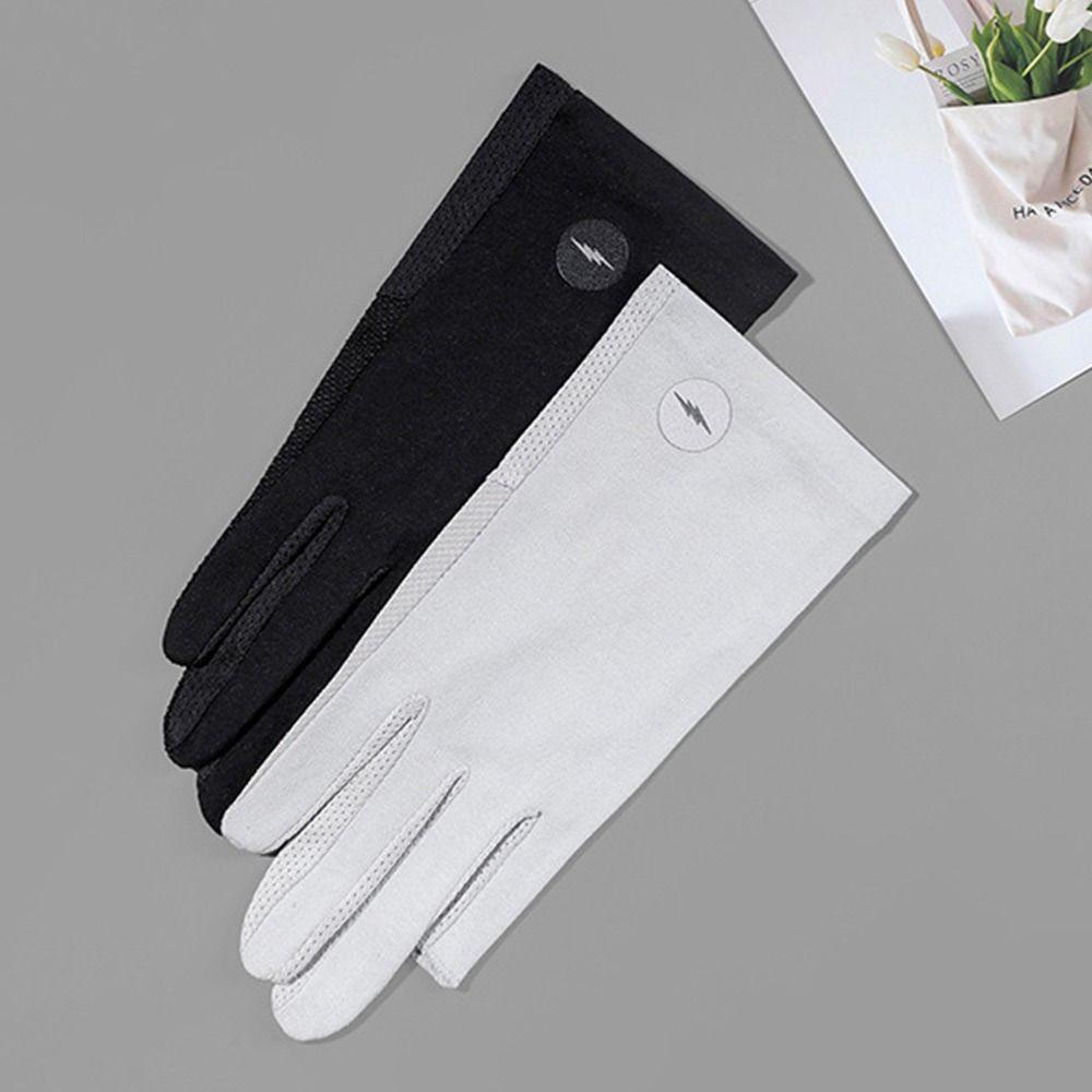 Elastic Sun Protection Gloves Thin Cycling Driving Gloves Summer Sunscreen Gloves Sports