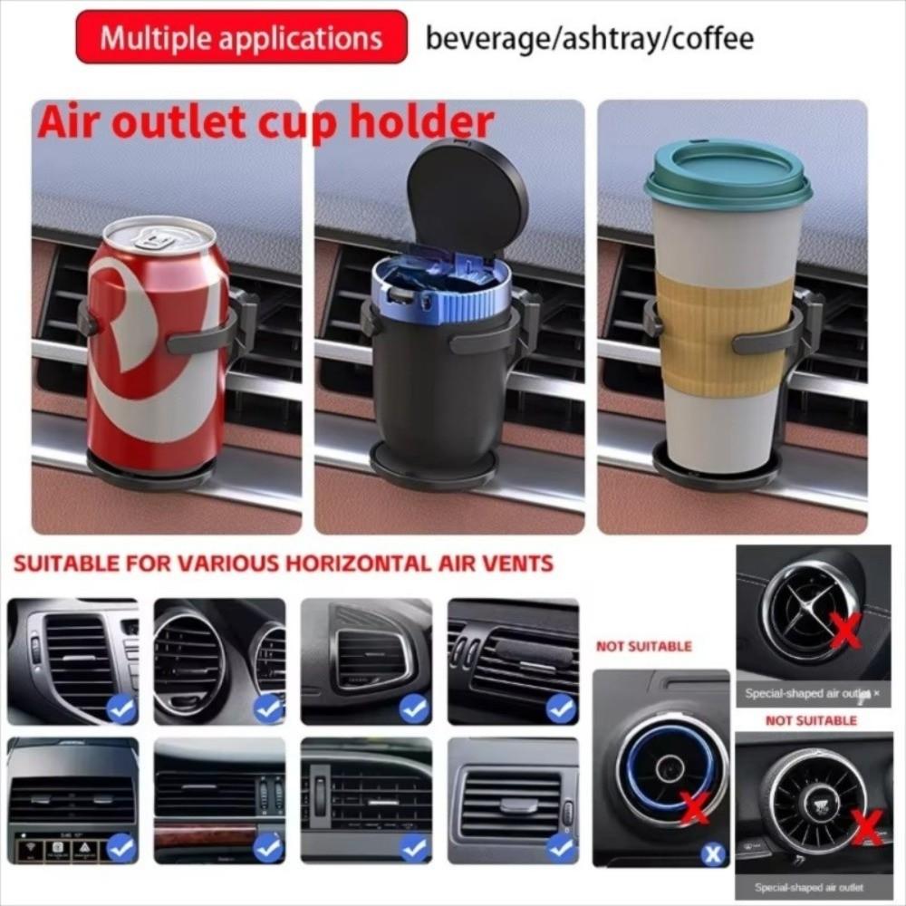 ABS Car Coffee Cup Holder Foldable Beverage Holder New Car Air Drink Cup Holder