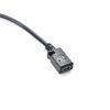 Мини USB 5-контактный female на Type C male Кабель для передачи данных для мобильного гейминга и зарядки планшета, 30 см