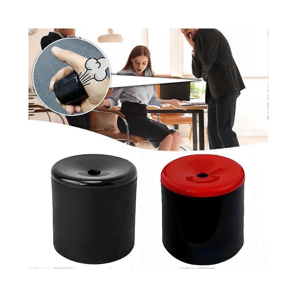 (Black) Fart Pooter Gag Joke Machine Novelty Prank Toys with Natural Farting Sound f for Birthday Joke Present