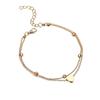 Stainless Steel Anklets Love Heart Charm Anklet I1355