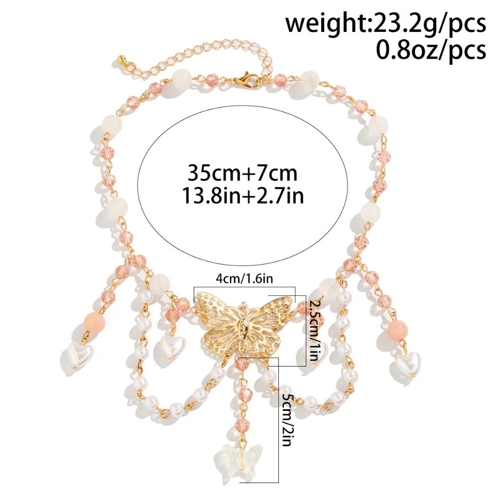 New Fashion Butterfly Choker Temperament Simplicity Summer Dopamine Cool Personality Sweet Women
