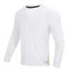 Футболка баскетбольная с длинным рукавом из сухой мягкой ткани с логотипом, мужская, белая 1374328-100