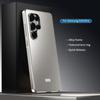 Чехол для Samsung Galaxy S26 Ultra с текстурой парчи, противоударный, с магнитной рамкой из сплава, задняя крышка из поликарбоната