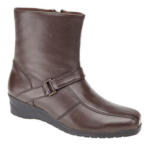 Mod Comfys Женские/женские ботильоны из мягкой кожи с молнией внутри