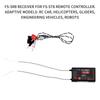 FLYSKY FS-SR8 Receiver 2.4G Protocol ANT 3.5~9V/DC Receiver for FS-ST8 RC Helicopters Car Boat