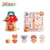 Кукольный домик Jollybaby для раннего развития для взаимодействия родителей и детей с летающими шахматами (1-3 года)