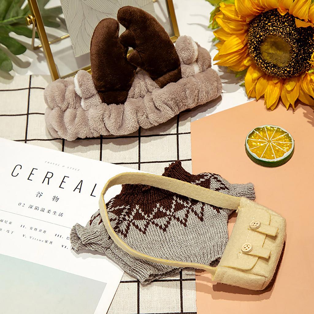 30 см аксессуары для кукол D-uck плюшевая кукольная одежда Кукольная одежда съемная одежда шляпа костюм аксессуары для плюшевых игрушек