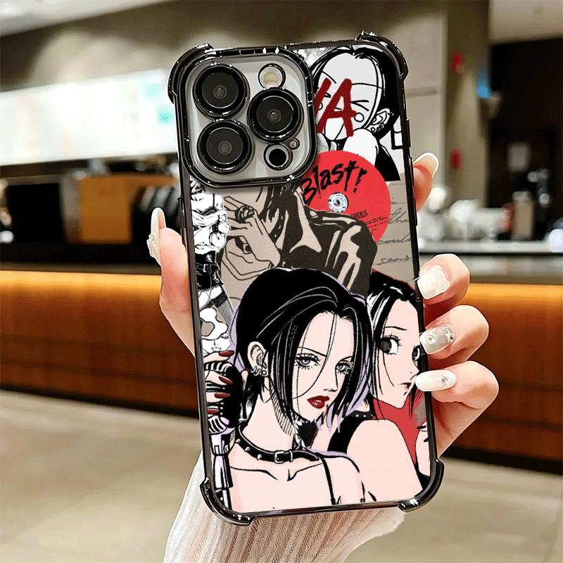 Мягкий чехол для телефона с изображением Наны Осаки из аниме для iPhone 15 16 17 Air 14 Pro Max 16E Plus 13 12 Mini, с покрытием, противоударный Fundas