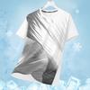 Summer Casual Men's Sportswear 3D Printed Design Short Sleeved T-shirt Fashionable and Comfortable Running Fitness Round Neck Clothing