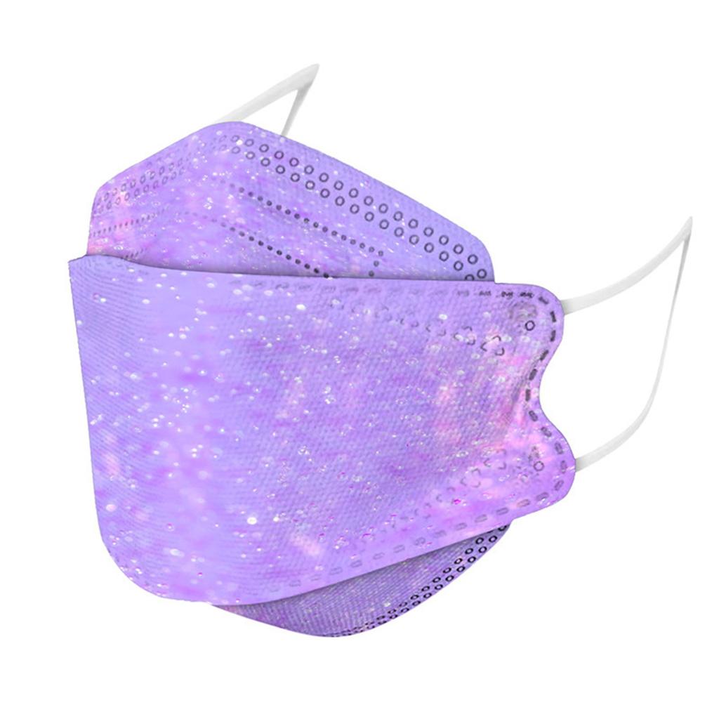 Взрослая одноразовая защитная маска KF-94 с красочным принтом 3D модная маска в виде рыбьего рта