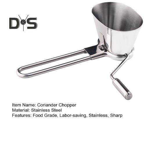 Herb Mill Shredder Rotary Vegetable Grater Parsley Vanilla Grinder Coriander Peppermint Cutter Metal Handheld Grinding Accessories