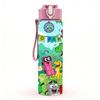 1PC Colorful Fairy Kids Scene 750ml Color Plastic Sports Water Bottle Leakproof Flip Straw Lid Suitable for Sports Office Home Use