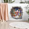 Santa Claus Reindeer Christmas Tree Gifts Living Room Entrance Decoration Wall Stickers