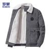 Romon Men's Fleece-Lined Corduroy Jacket
